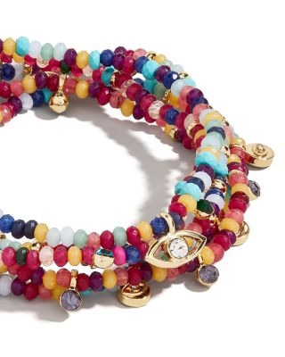 Indya Evil Eye Layered Bracelet Set