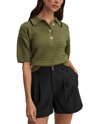 Varley Tansy Woven Shorts In Black