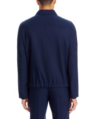 Wool Zip Blouson Jacket