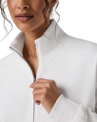 Piqu&eacute; Fleece Half Zip Sweatshirt