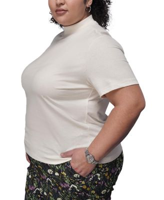  Plus The Everyday Mock Neck Tee