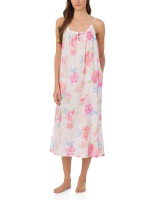 Sleeveless Classic Lawn Ruffle Neck Ballet Nightgown