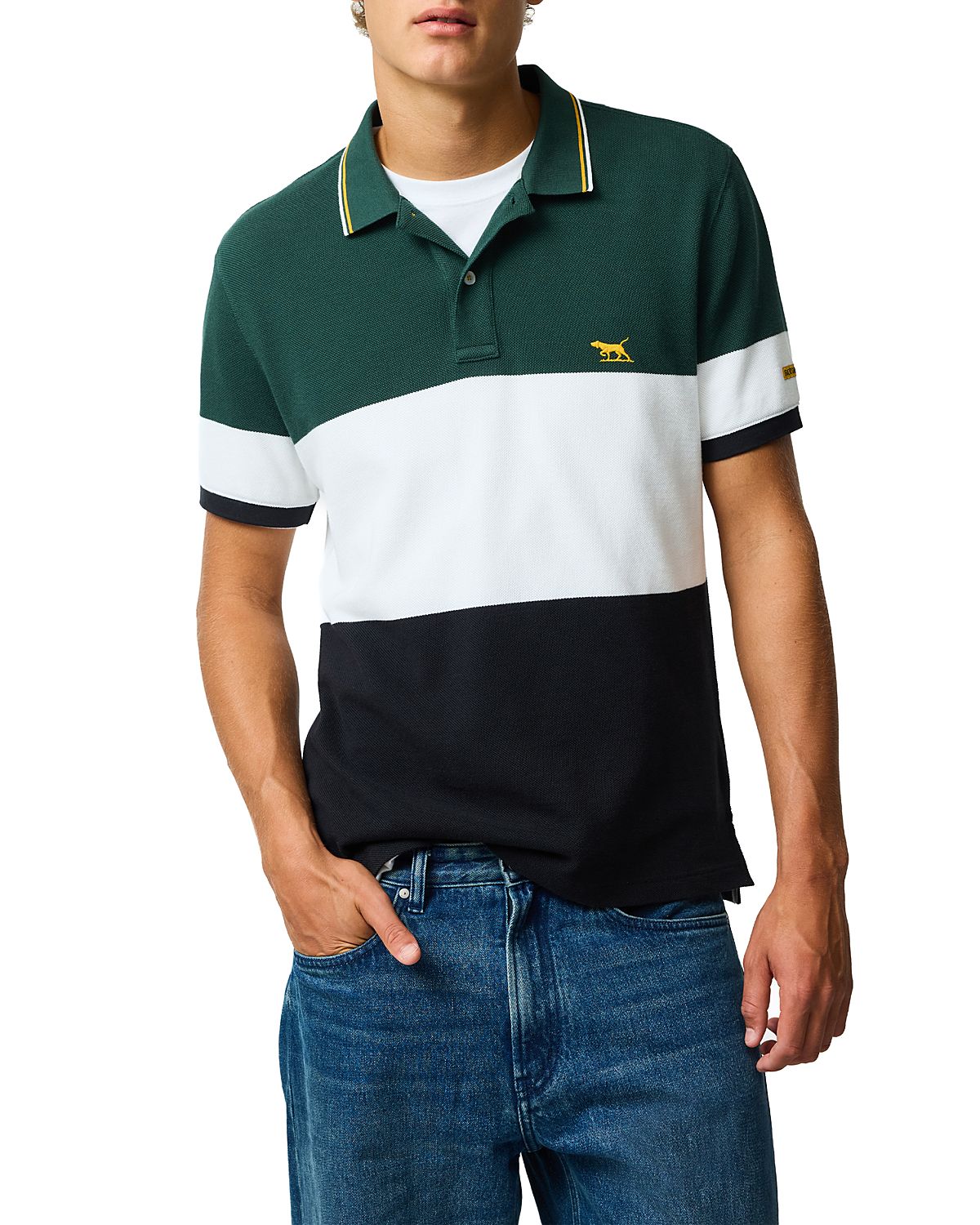 Rodd & Gunn Homebay Color Blocked Sports Fit Polo