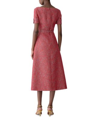 Square Neck A Line Dress