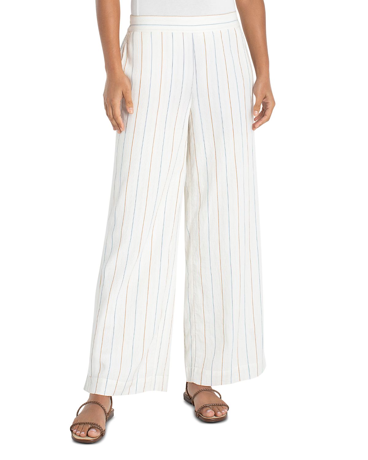 Liverpool Los Angeles Pull On Wide Leg Woven Pants