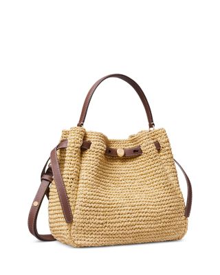 Romy Straw Bucket Bag