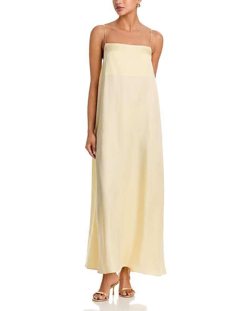 Anine Bing Mae Square Neck Slip Dress