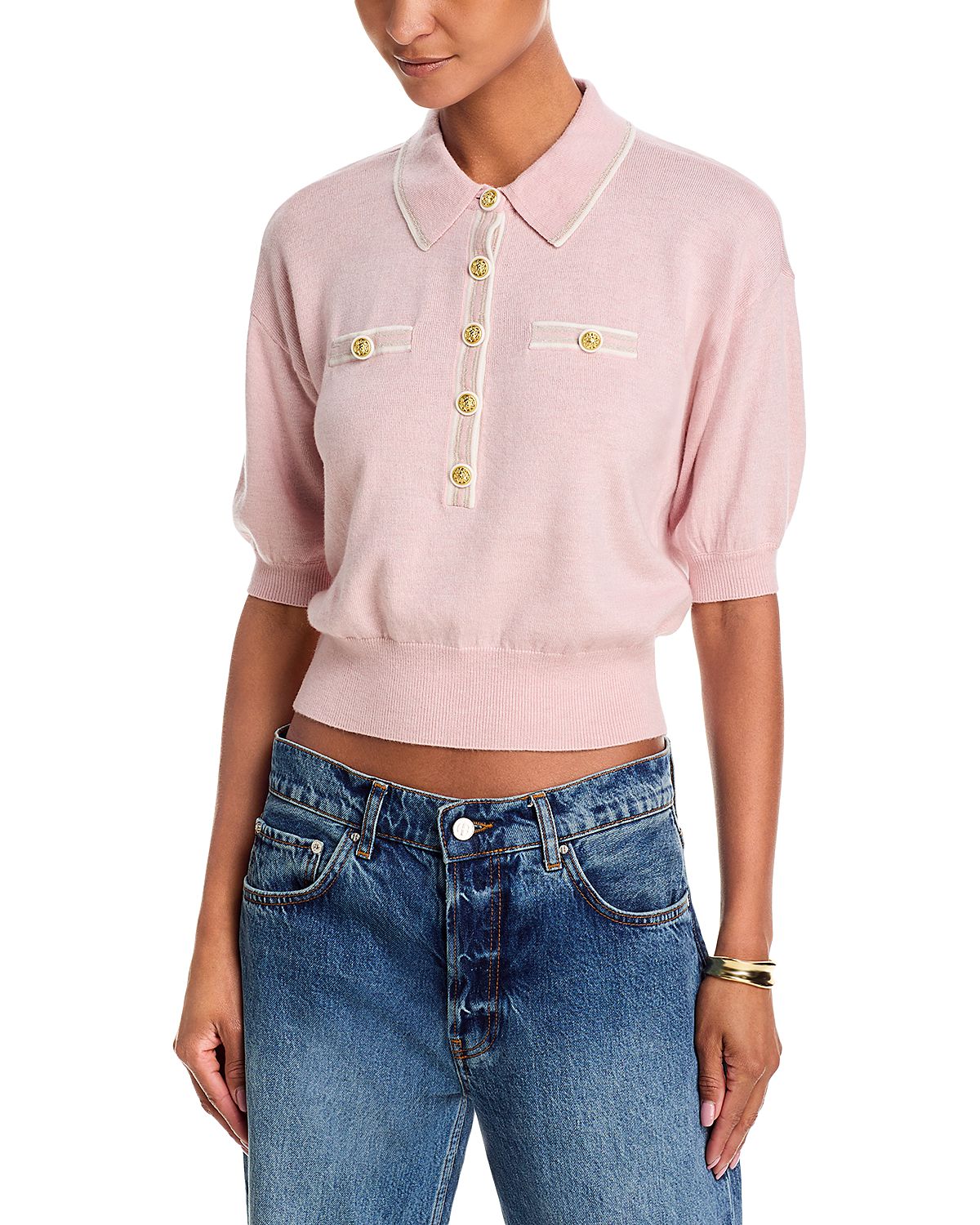 L'Agence Masaki Collared Sweater