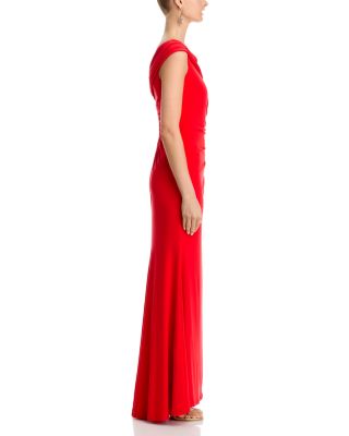 Asymmetric One Shoulder Ball Gown
