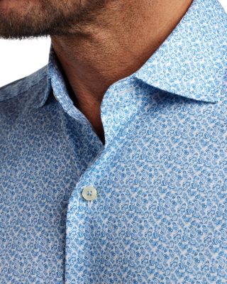 Micro Paisley Print Shirt