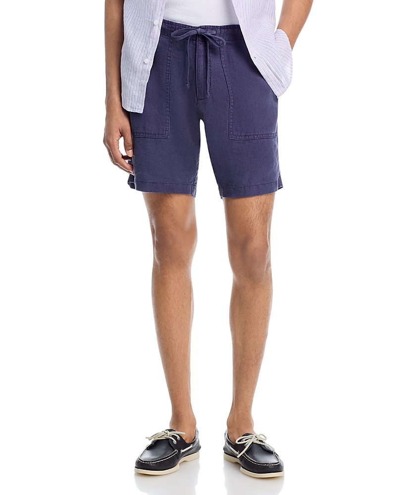 The Men's Store At Bloomingdale's Solid Linen Elastic Waist Shorts - Exclusive