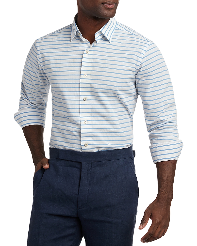 David Donahue Barre Stripe Shirt