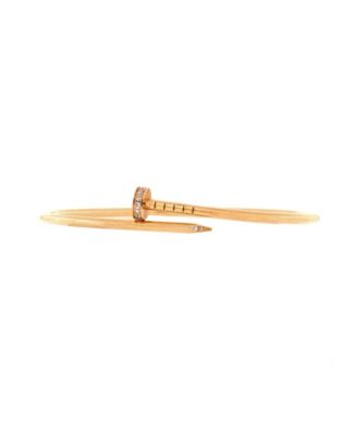 Small Juste un Clou Bracelet 18K Gold with Diamonds