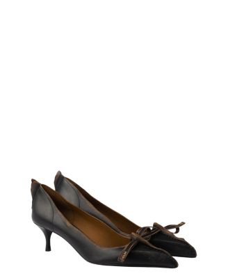 Women's Antiqued Leather Pumps