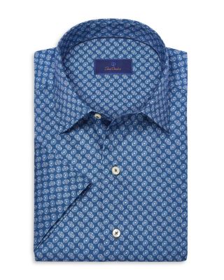 Neat Print Short Sleeve Shirt