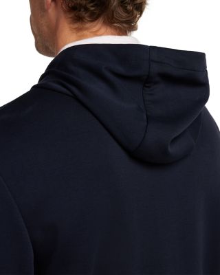 Journey Cotton & Silk Blend Zip Hoodie