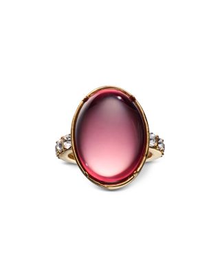 Oval Cabochon Cocktail Ring