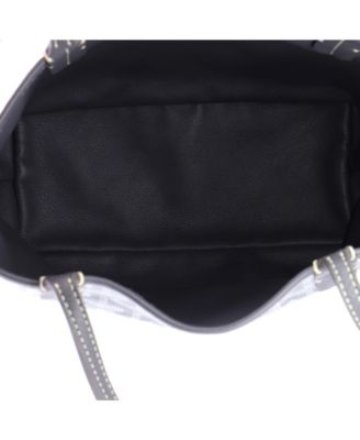 Mini Anjou Reversible Tote Coated Canvas