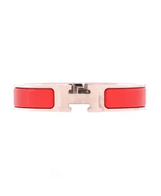 Narrow Clic H Bracelet Enamel