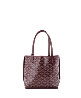 Mini Anjou Reversible Tote Coated Canvas