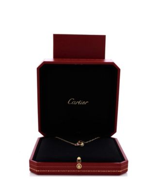 Love Interlocking Pave Necklace 18K Gold and Diamonds ,16"