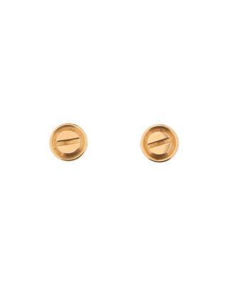 Love Stud Earrings 18K Gold
