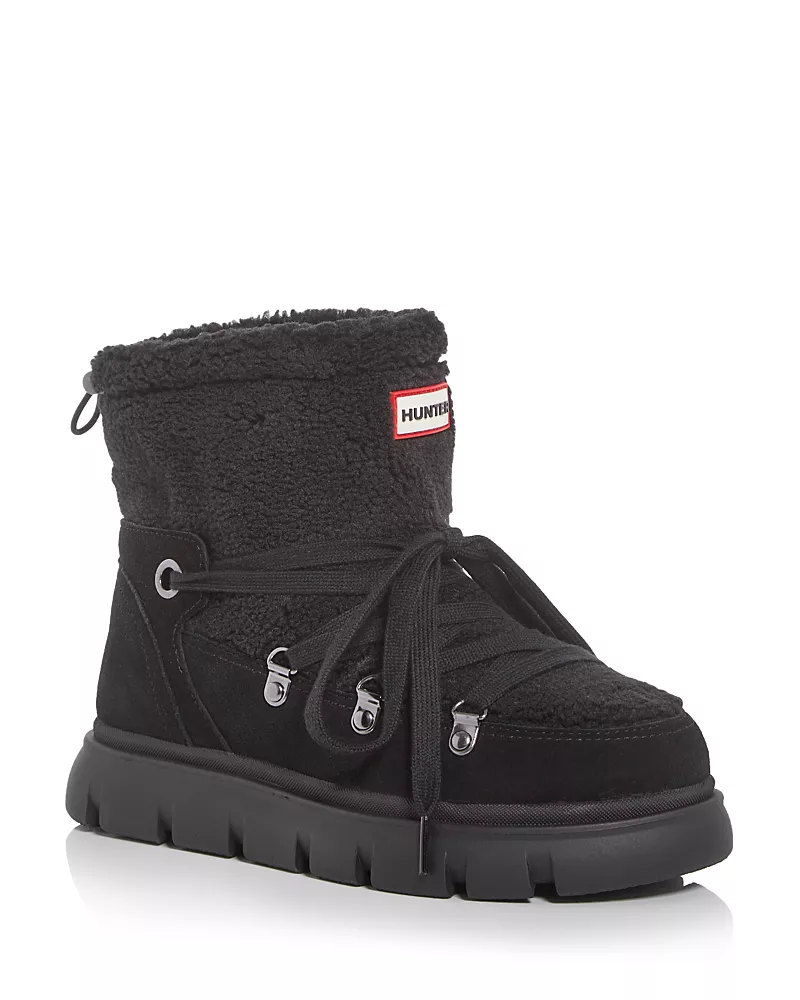 Hunter Women's Moriah Faux Fur Waterproof Booties