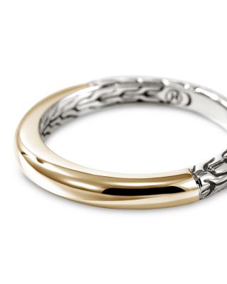 14K Yellow Gold & Sterling Silver JH Essentials Two-Tone Band