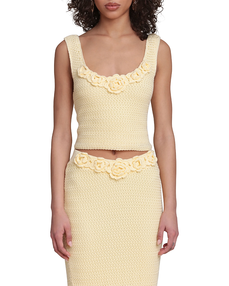 Avec Les Filles Crochet Tank Top