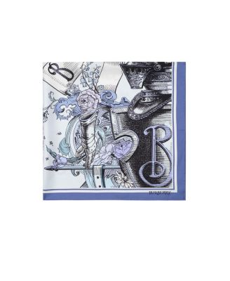 Etched Knight Silk Scarf