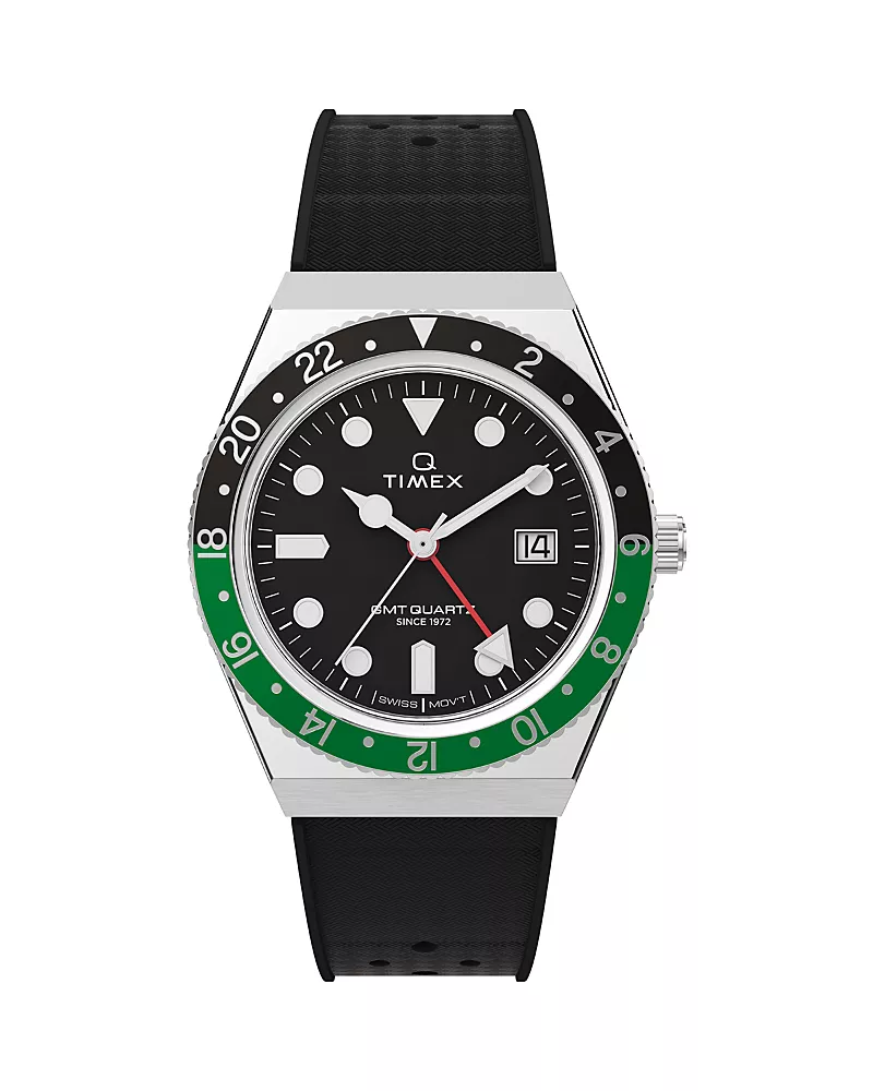 Timex Q Timex Gmt Watch, 38mm