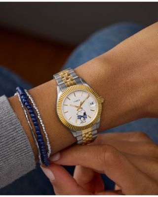 x Peanuts&reg; Legacy Bowtie Stainless Steel Bracelet Watch, 34mm