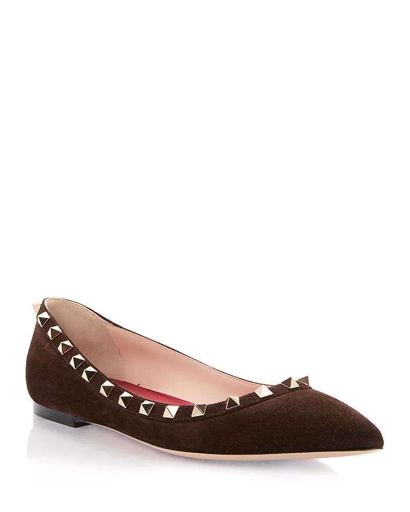 Valentino Garavani Women's Studded Ballet Flats