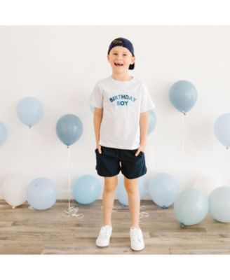 Boys' Birthday Boy Checker Short Sleeve T-Shirt - Baby, Little Kid