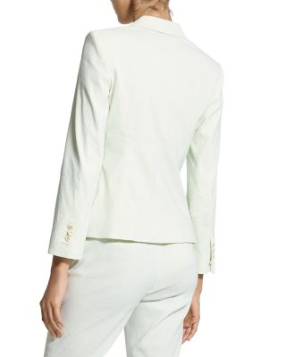 Shrunken Linen Blend Jacket 