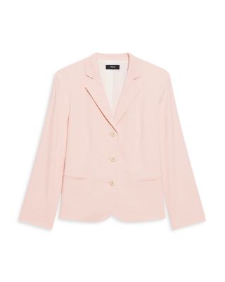 Shrunken Linen Blend Jacket 