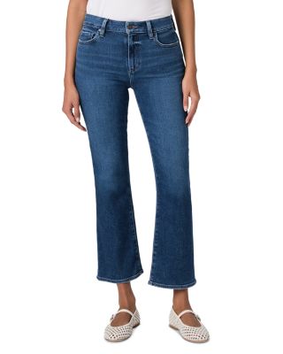 Mason Mid Rise Crop Bootcut Jeans in Toulouse