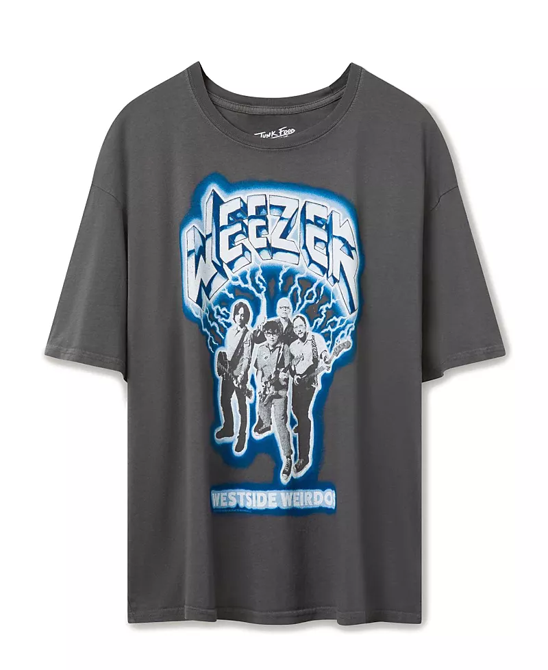 Junk Food Clothing Unisex Weezer Westside Weirdos Oversized Tee