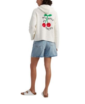  Women's Cotton Snoopy Crochet Hoodie