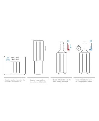  Wine & Champagne Active Coolers, Set of 2