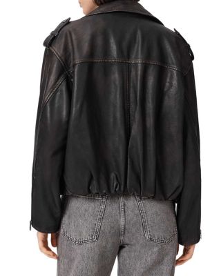 Samina Leather Biker Jacket