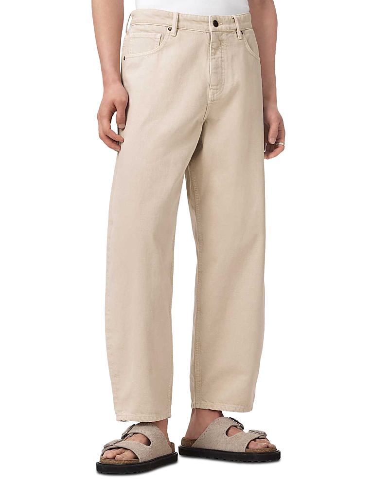 Allsaints Orbit Wide Fit Jeans in Cream White