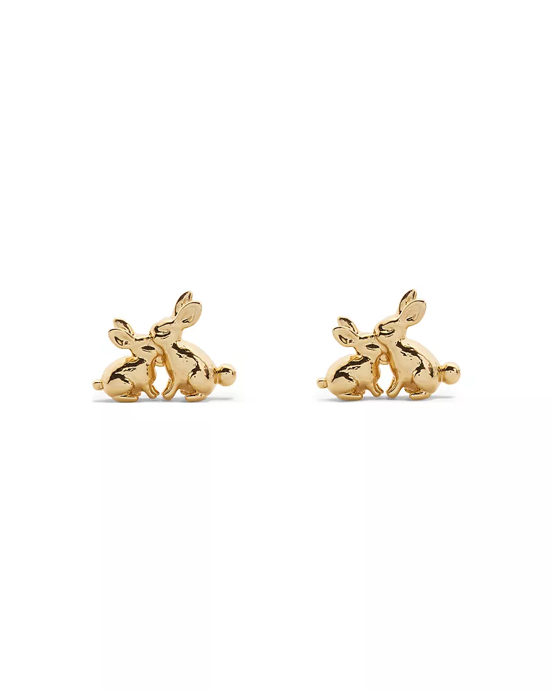 kate spade new york Love You, Mom Bunny Stud Earrings