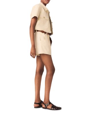 Short Sleeve Cropped Jacket