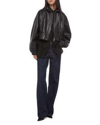 Bond Leather Bomber Jacket 