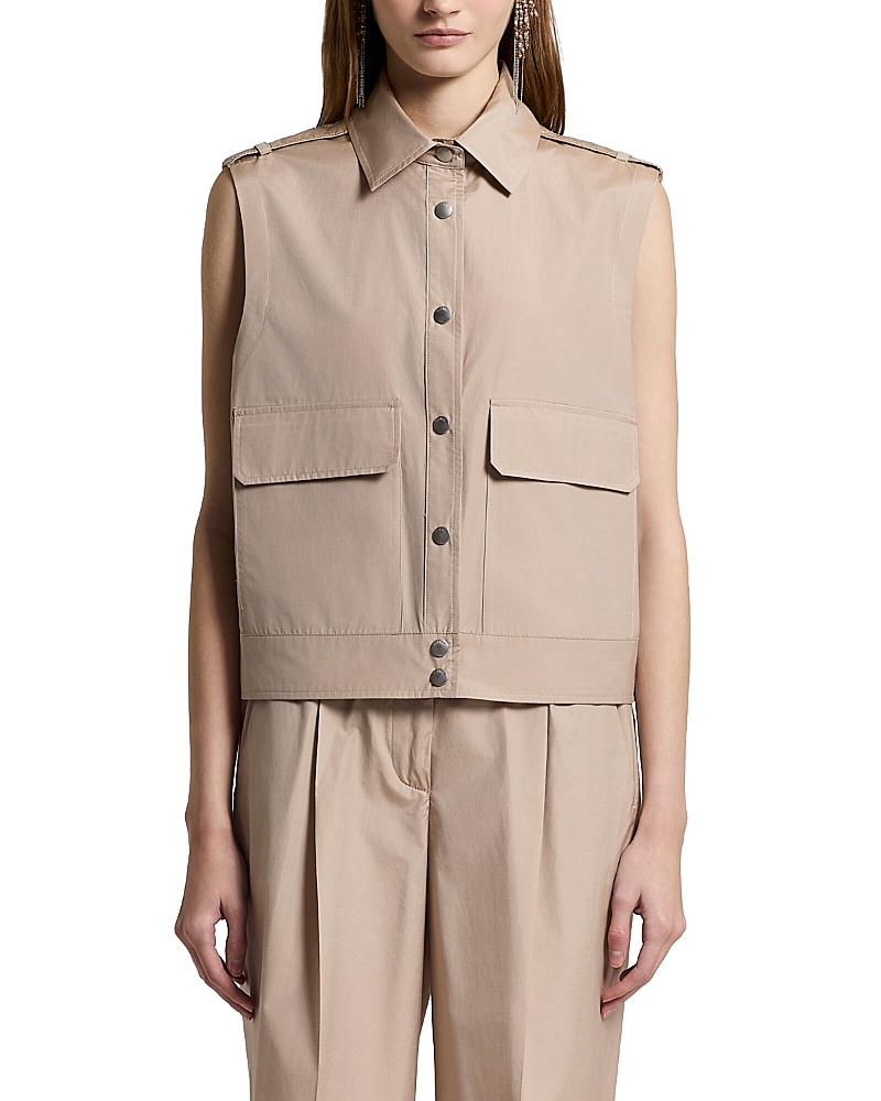 Peserico Leaf Collar Vest