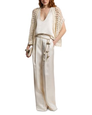 Knitted Short Sleeve Cardigan Sweater