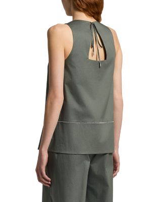 Sleeveless Round Neck Top