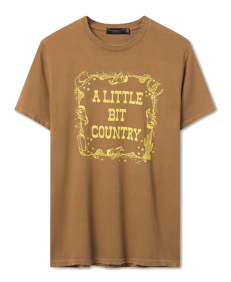Junk Food Clothing Unisex A Little Bit Country Vintage Tee