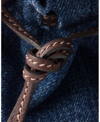 Bonnie Medium Denim and Leather Handbag